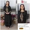 B 24 A And D By Bilqis Faux Georgette Embroidery Pakistani Suits Wholesale Market